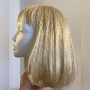 Blond Wig with Bangs